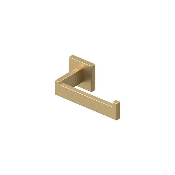 TOILET PAPER HOLDER, SINGLE POST, MM SERIES in Brushed Brass